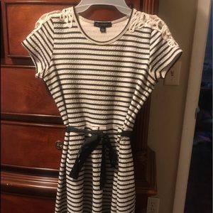 Stripped mini dress